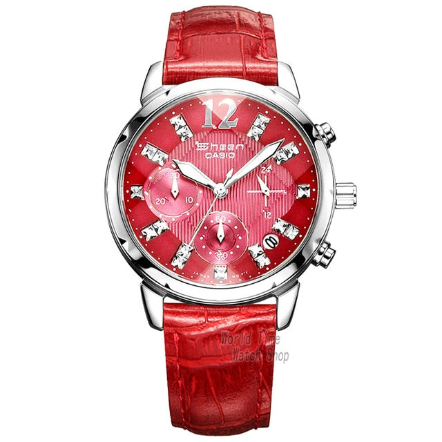 Women watches top brand luxury set Quartz ladies Chronograph Waterproof watch