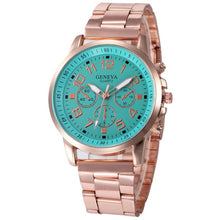 Load image into Gallery viewer, Women Watches Classic Watch Women Quartz Wristwatch Stainless Steel Ladies Clock Rose Gold