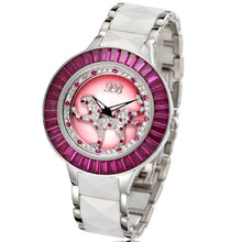 Load image into Gallery viewer, Womens Watch Crystal Rose Gold Rotatable Leopard Watch