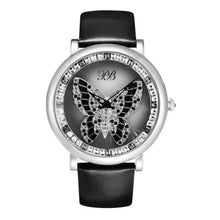 Load image into Gallery viewer, PB Luxury Brand Women Watches Rotatable Diamond Crystal Butterfly Waterproof Leather